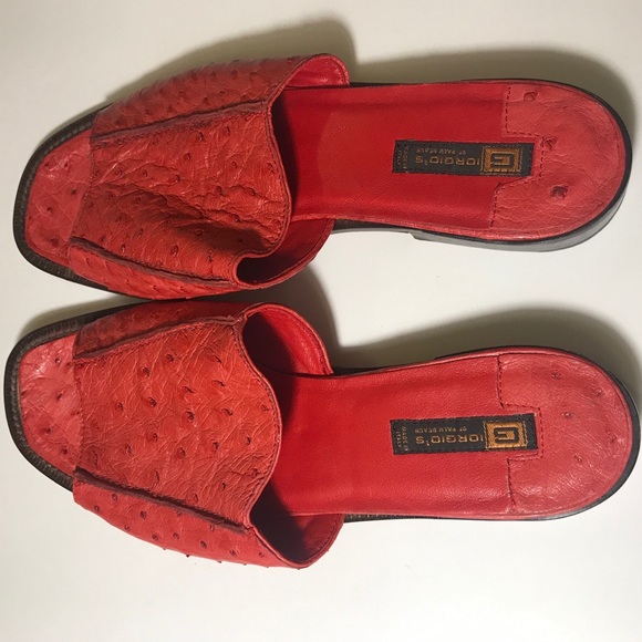 #HP 🥳💥 Sandals - Ostrich leather ♥️ - Picture 2 of 8